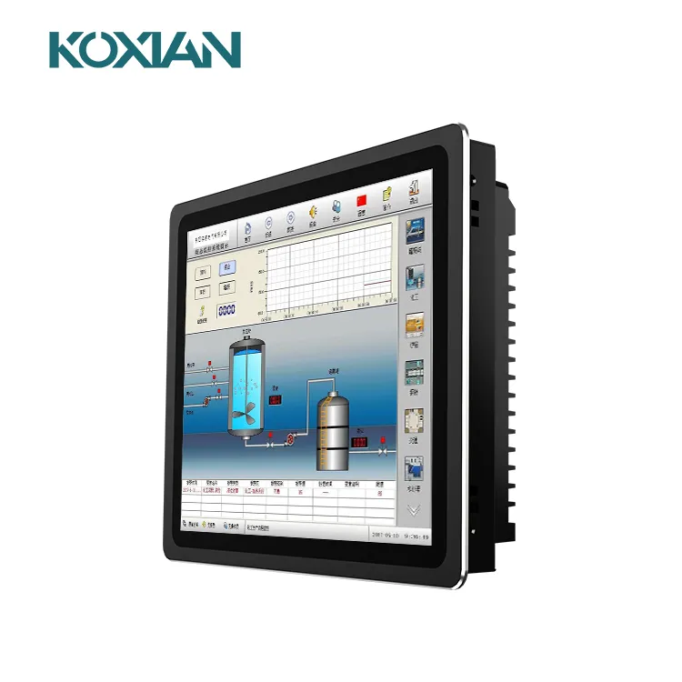Vaj Huam Sib Luag Touch Industrial Monitor
